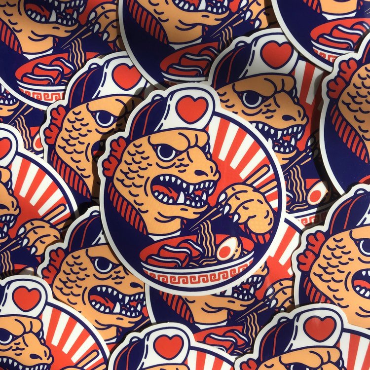 "Kaiju" Pegatina