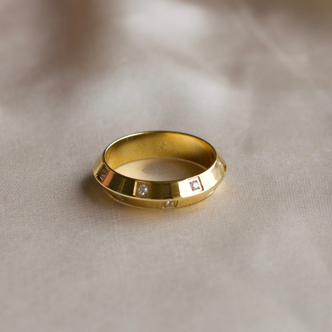 Cherethims - Concave Gold Ring