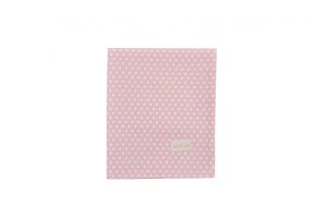 Table cloth polka dot pink 100x100 cm Isabelle Rose