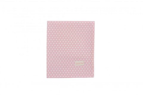 Tischdecke Tupfen rosa 100x100 cm Isabelle Rose