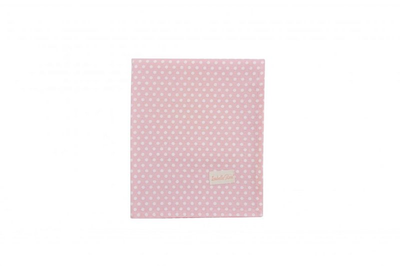 Tovaglia a pois rosa 100x100 cm Isabelle Rose