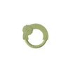 SILICONE TEETHER - OLIVE GREEN