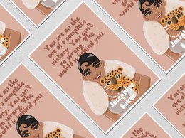 Josephine Baker - Arte de la pared de la habitación de los niños (A4)