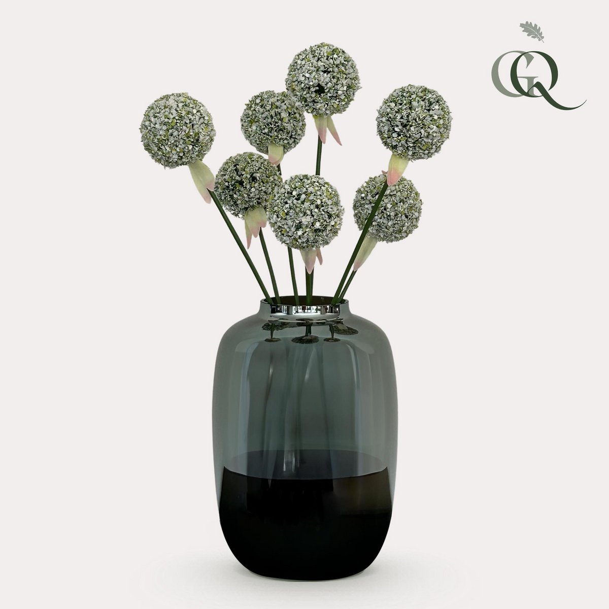 Kunstbloemen Solo - biały - kwiat czosnku - x 7 - 70 cm