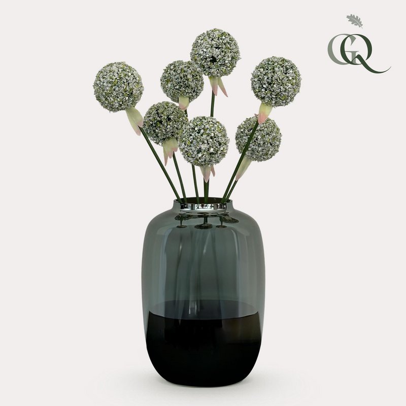 Kunstbloemen Solo - Hvid - Allium Blomst - x 7 - 70 cm