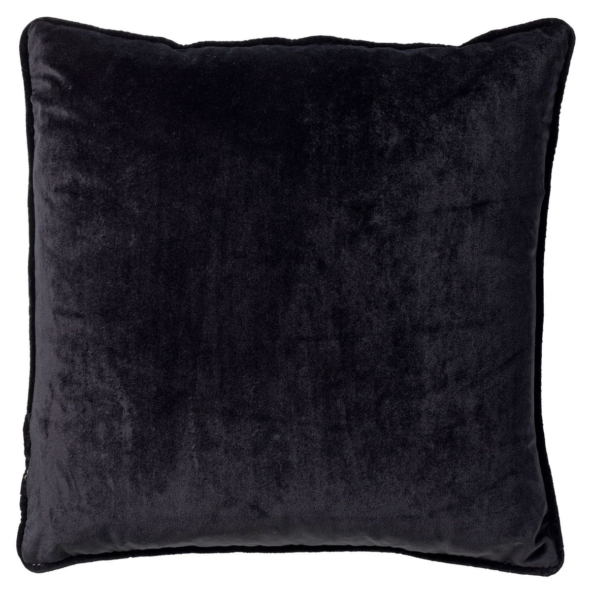 Dutch Decor FINNA - Cushion 45x45 cm - 100% recycled polyester - Eco Line - Raven - Black