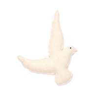 Kick, felt bird cream-white