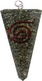 Orgone Point Pendant - Pyrite