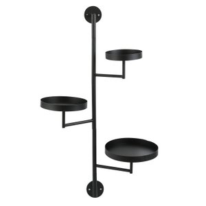 Wall rack Perry Black