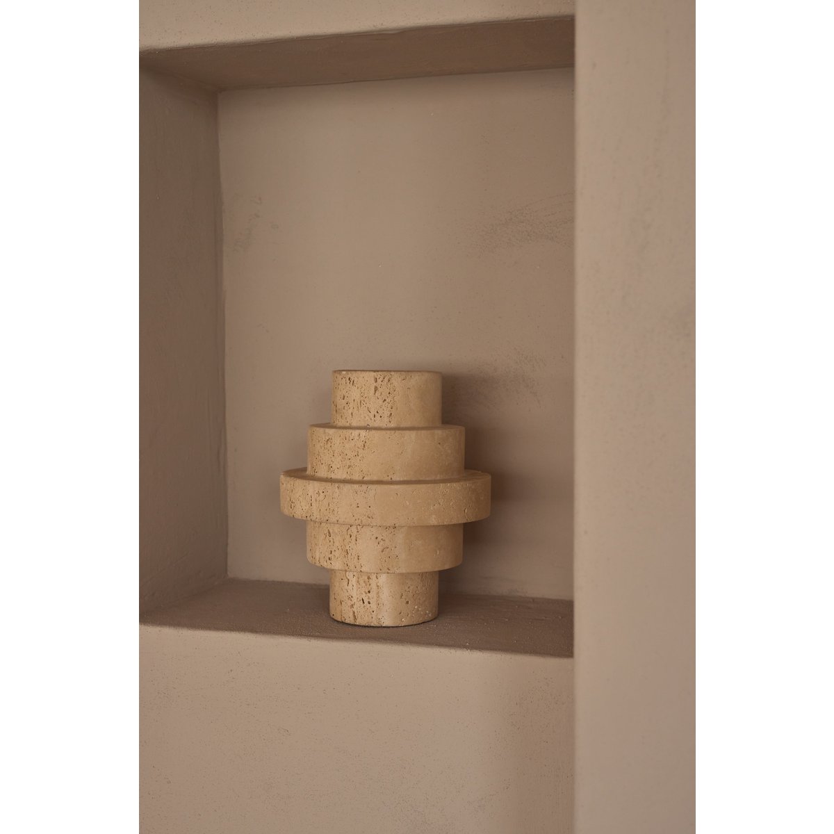 Travertine Agano Vase M