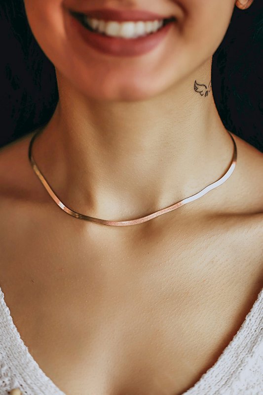 ITALIAANSE KETTING ROSE GOUDEN KETTING