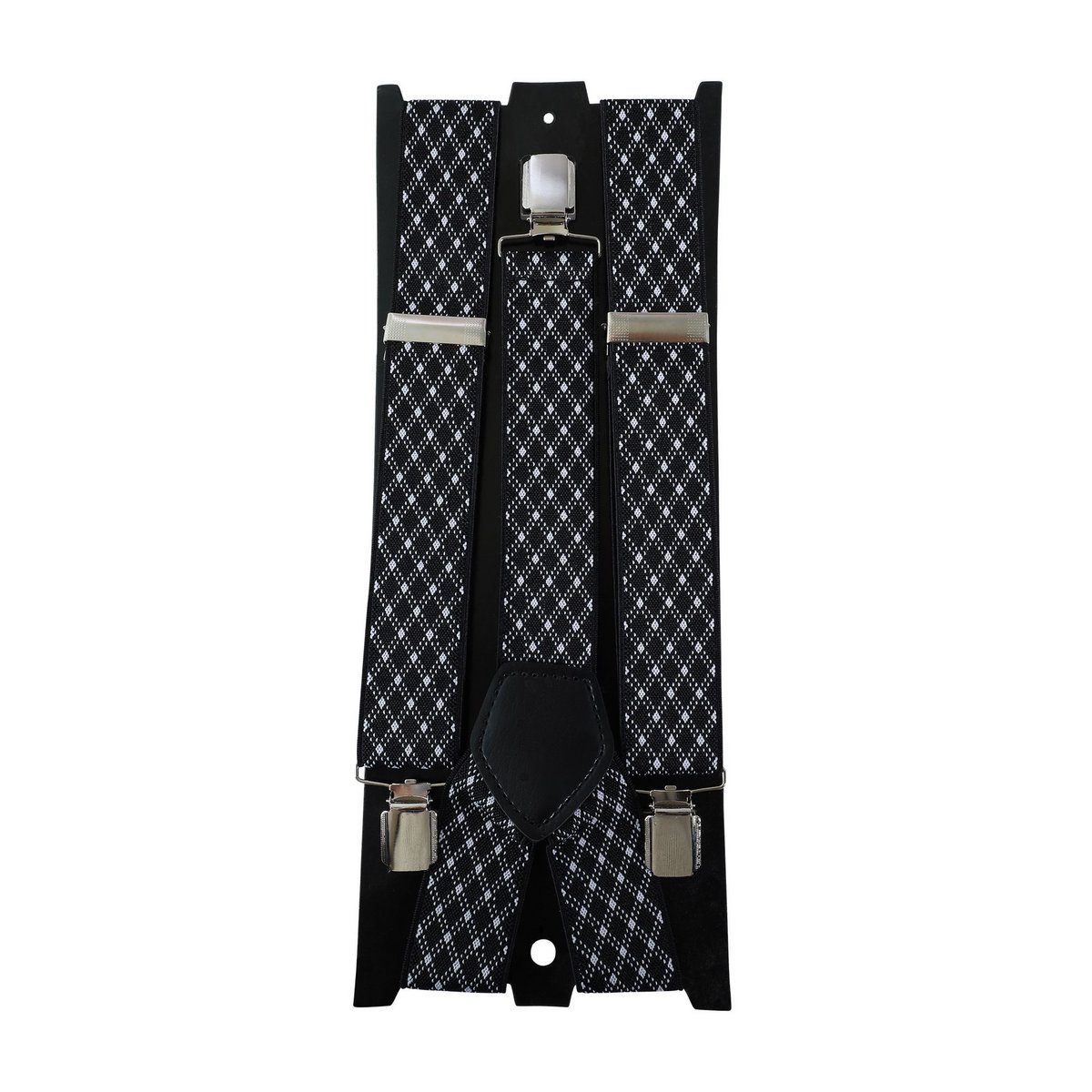 Bretelle lunghezza totale 95 cm, nero/bianco