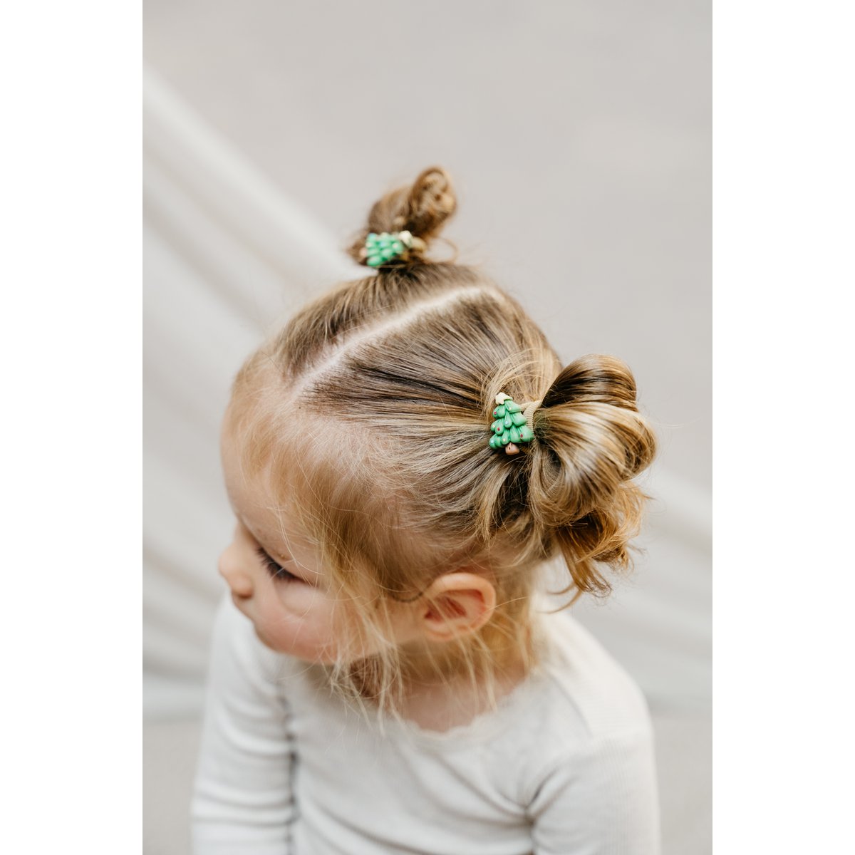 Set von Haarelastiejes Weihnachten - 9