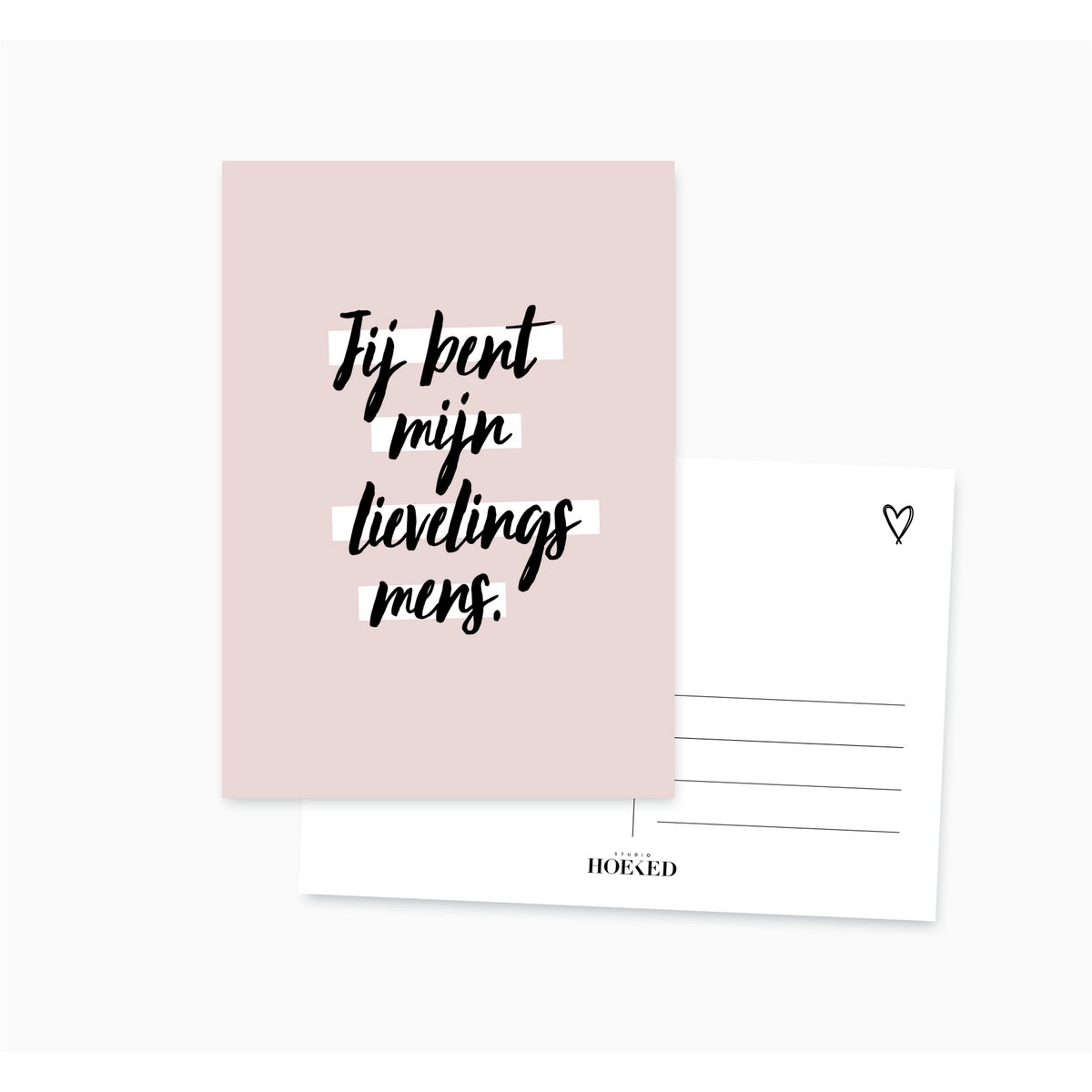A6 Ansichtkaart || Lievelingsmens