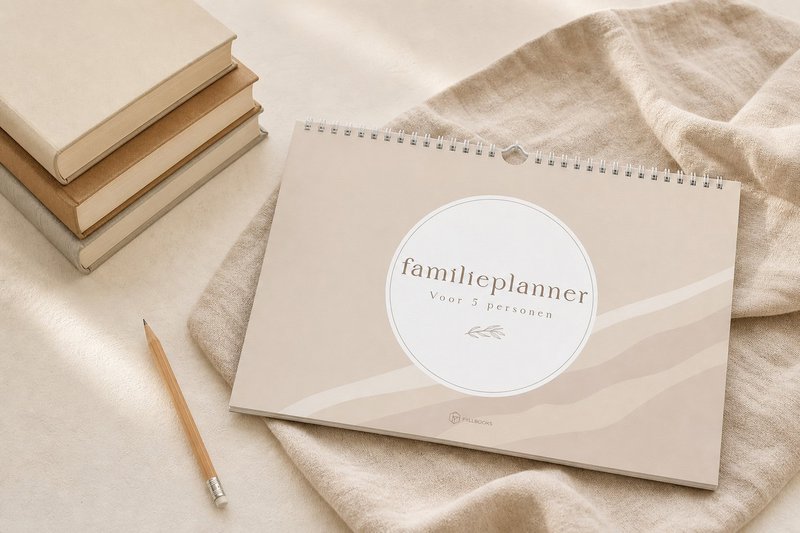 Fyllbooks Family Planner A4 - Dateless - Beige
