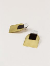 Stone & Brass Arche earrings
