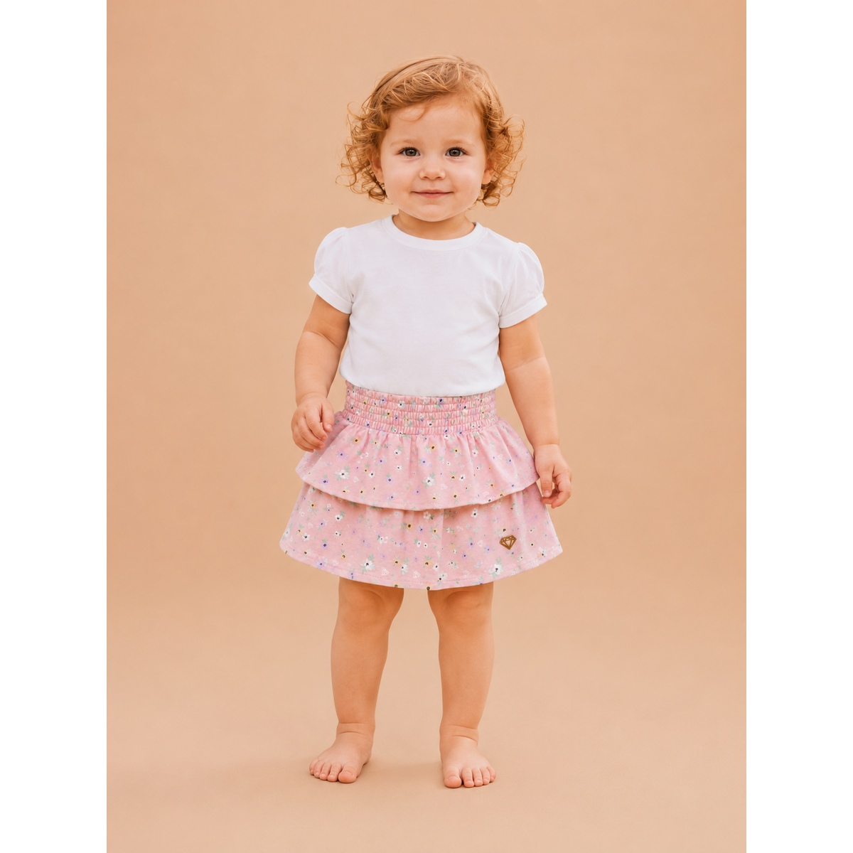 Jupe Bébé Little Chiq Rose Claire