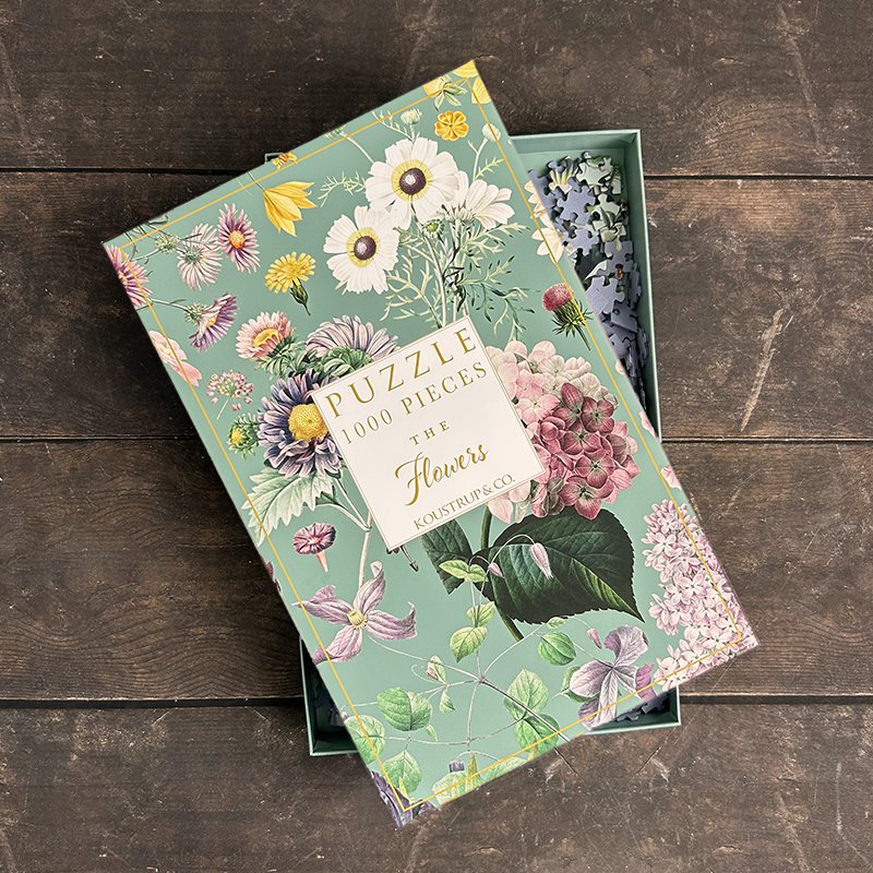 Puzzles - The flowers - 1000 pcs