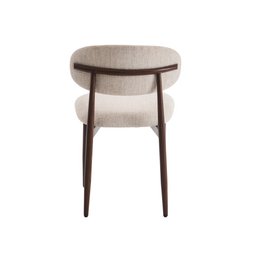 Dining room chair Celia Beige Walnut Santi