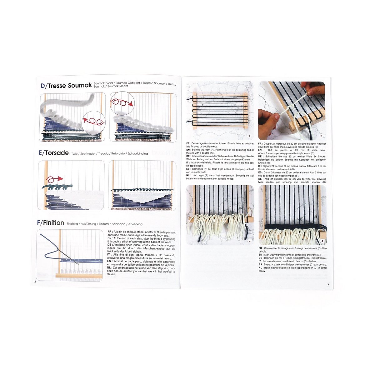 SMALL WEAVING LOOM KIT 290 x 190 mm