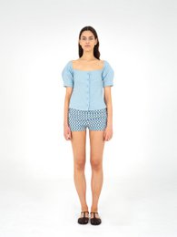 Craft Linned Blå Top