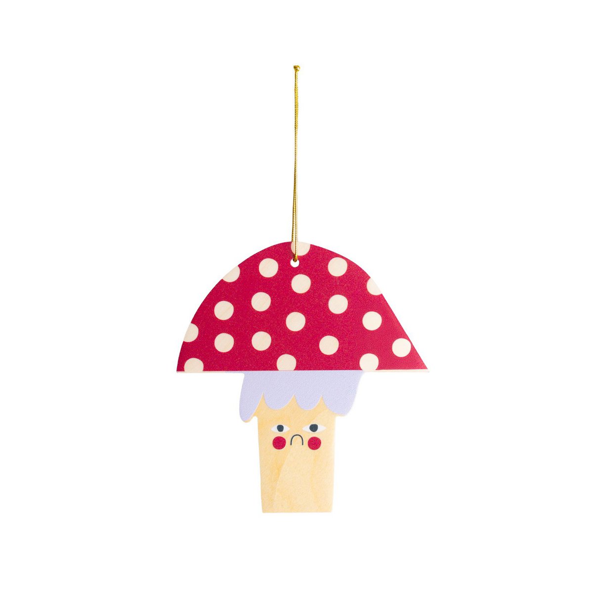 Mushroom Christmas tree hanging decoration