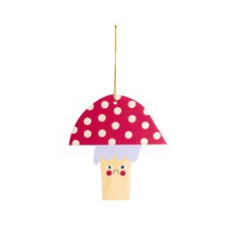 Mushroom Christmas tree hanging decoration