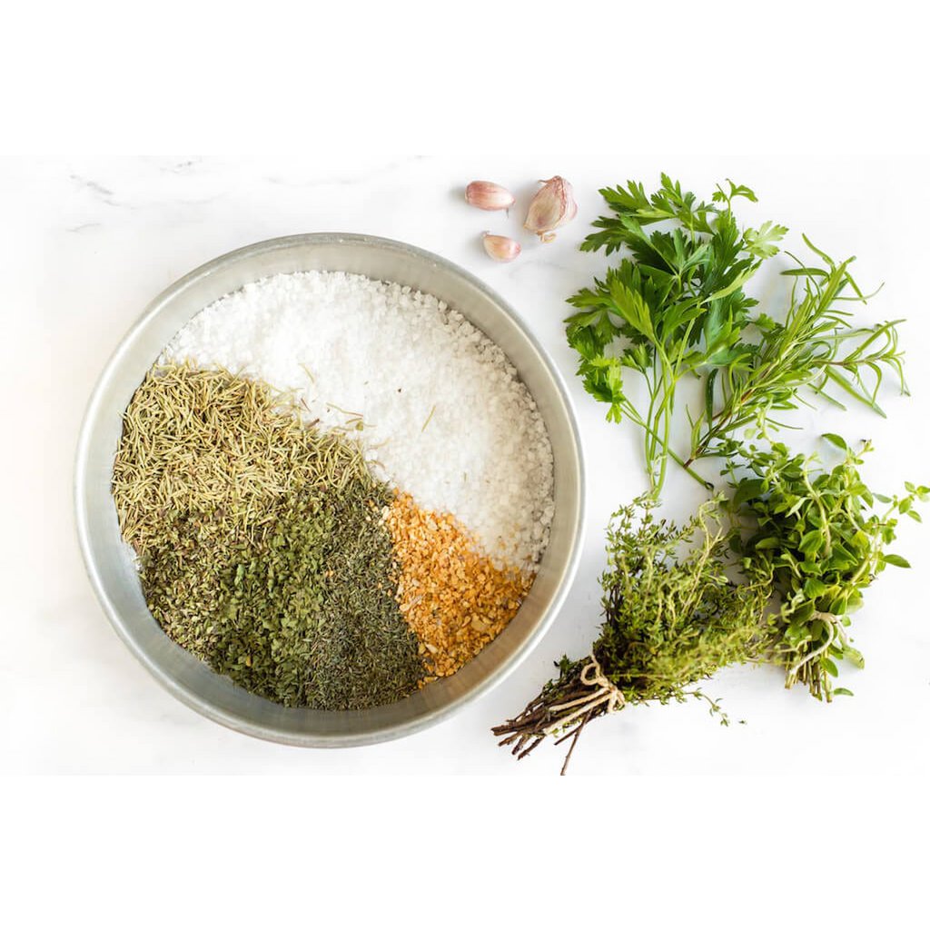 Natural unrefined Sea salt with Greek herbs
