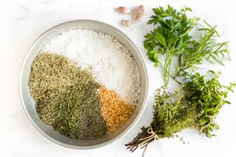 Natuurlijk ongeraffineerd Zeezout met Griekse kruiden