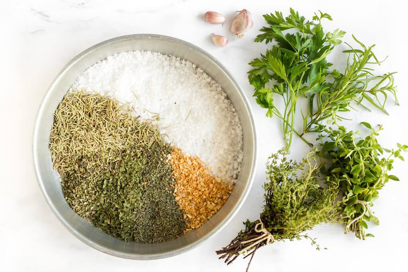 Natural unrefined Sea salt with Greek herbs