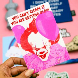 Riso print Pennywise you can't escape it