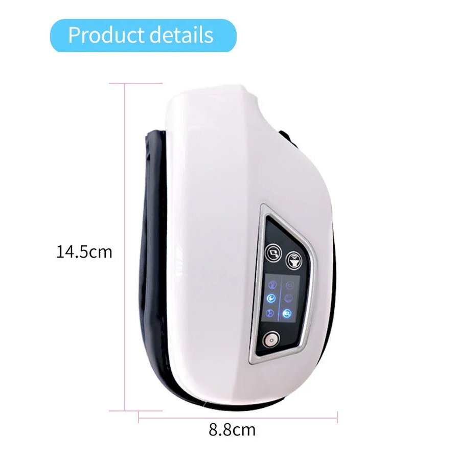 6D Smart Eye Massager Vibration Airbag Compress Eye Care Instrument Bluetooth Music Eye Massage Glasses Eye Relax Fatigue