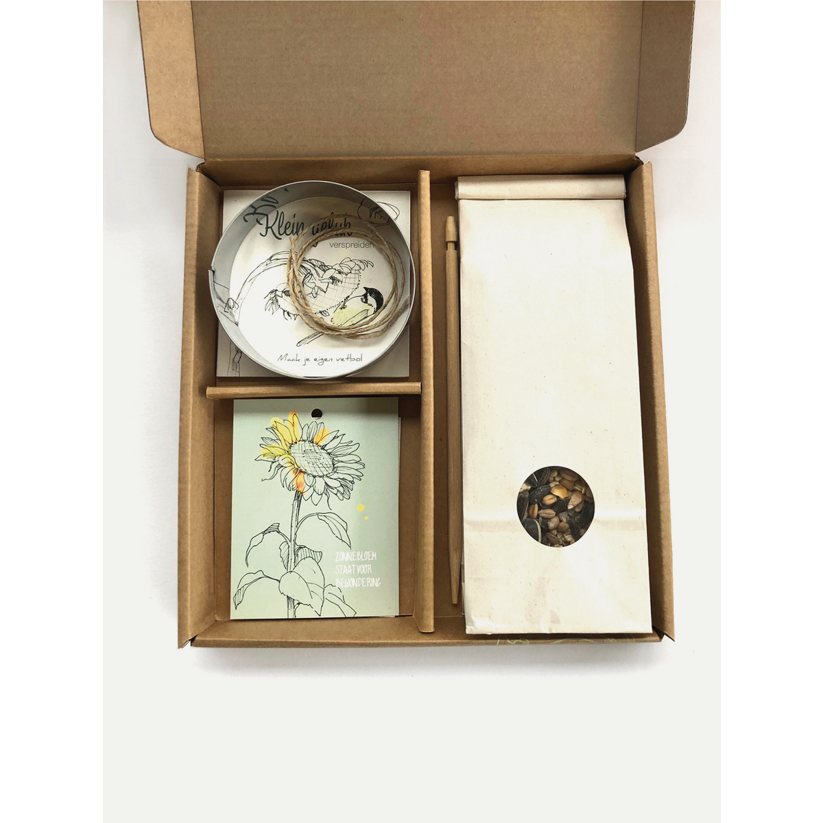 Vogel cadeaudoosje 'klein Geluk'