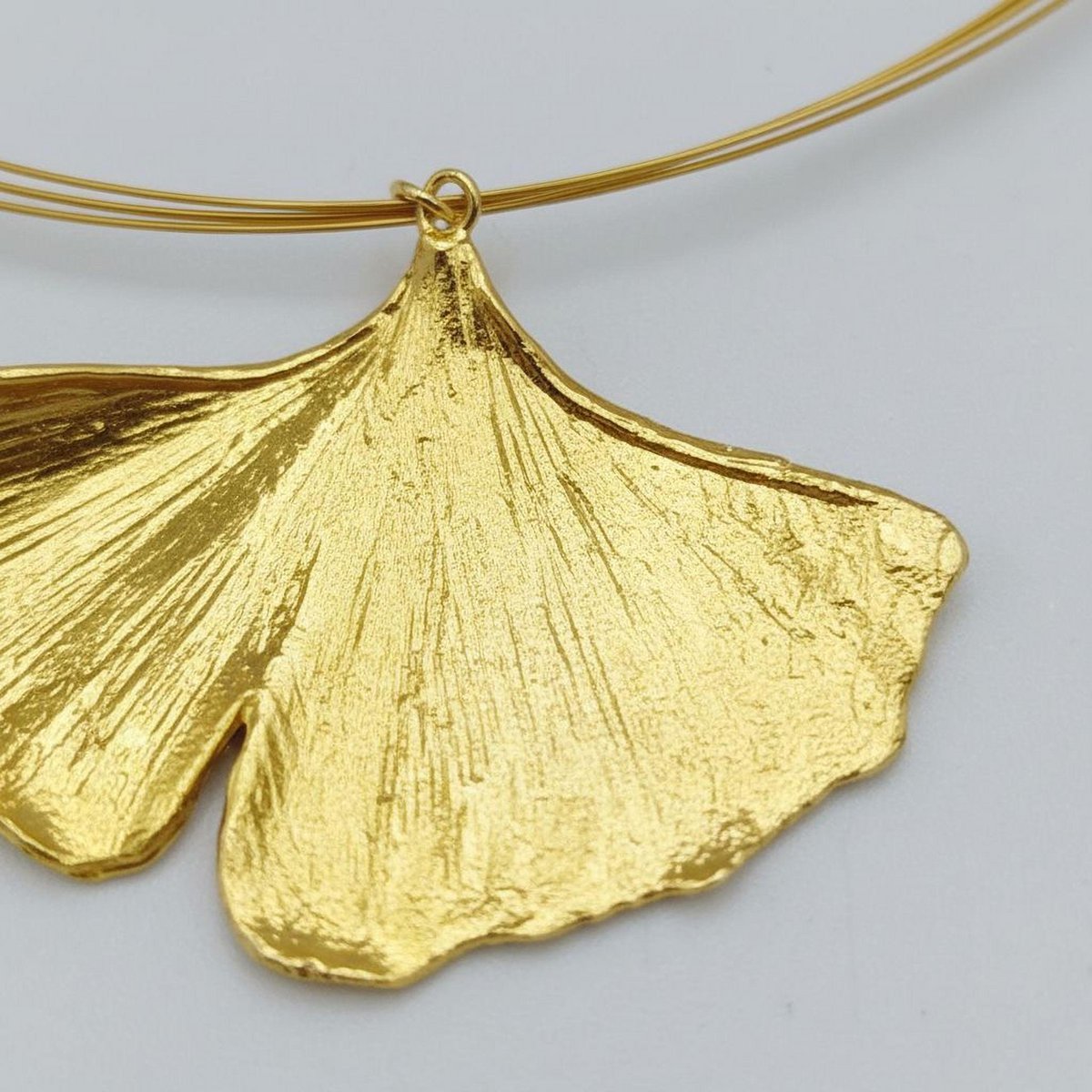 Echte Ginkgo-Biloba-Blatt-Halskette, handgefertigter Naturschmuck, Bio-Wald-Anhänger, Geschenk für Langlebigkeit und Erfolg, Sterling Silber 925