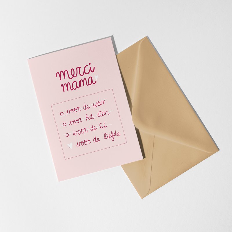 WENSKAART - Merci mama