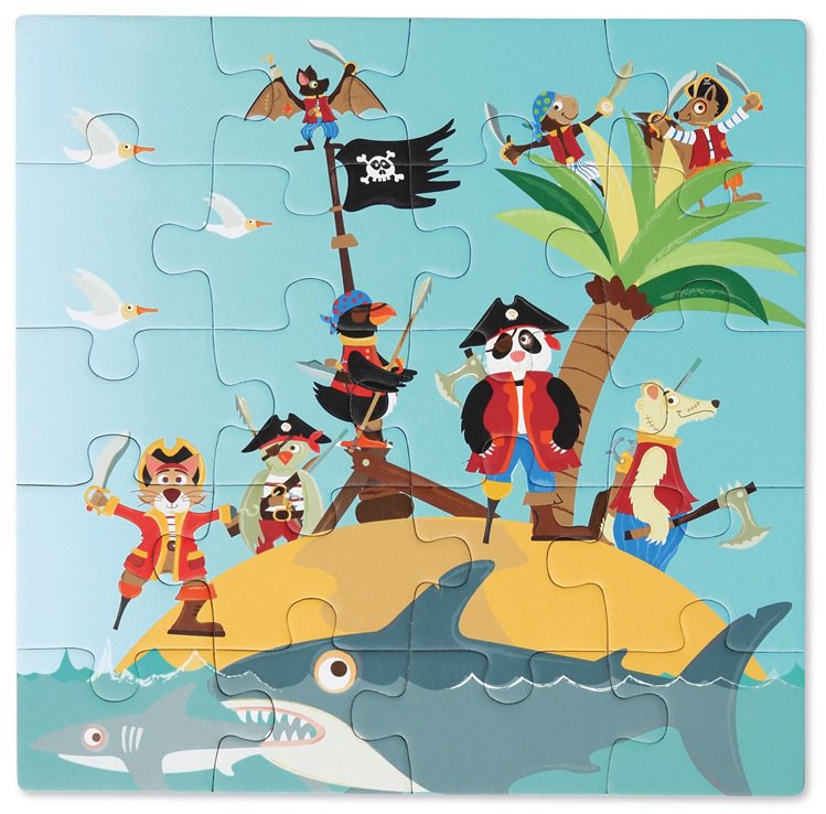 Magnetisch Puzzelboek To Go - Piraten