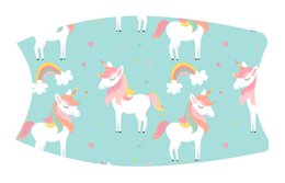 Gorro bucal / Mascarilla bucal niños Unicornio