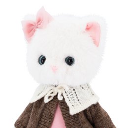 Blødt legetøj, Lucky Kitty, Lucky Sophie: Hyggeaften 38 cm