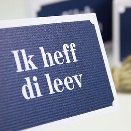 Gift tags Ik heff di leev