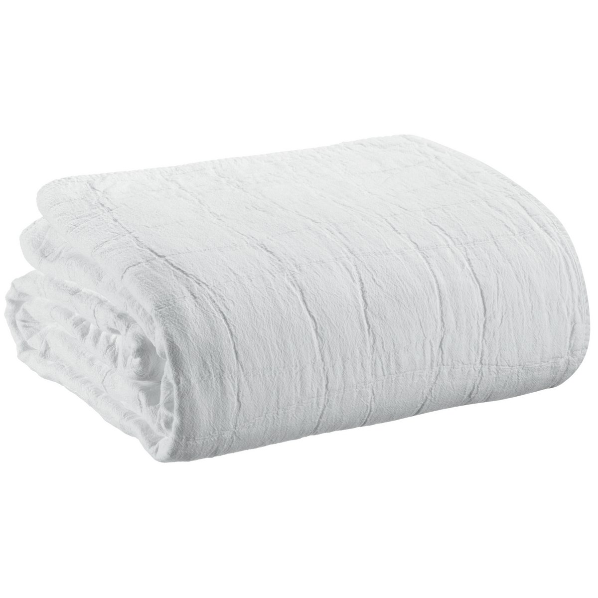 White Titou Recycled Blanket 140 x 200