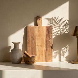 Farmwood-Servierbrett aus Holz, 40 cm