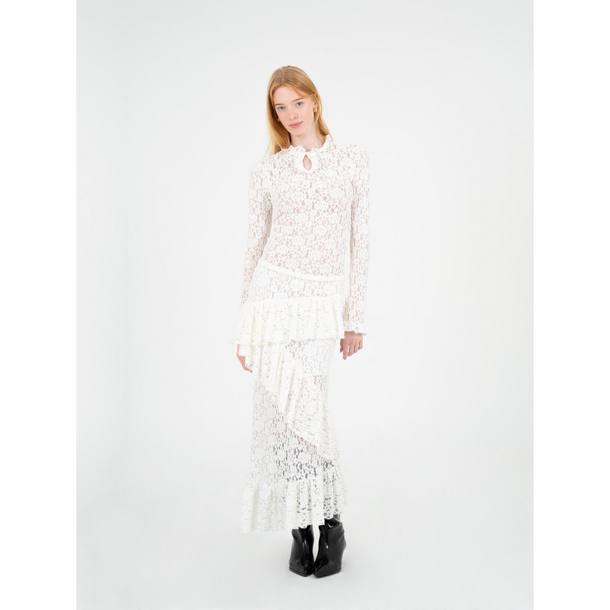 Cupid Lace White Top