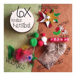Christmas holiday creative tip! - DIY - Decorate your own wooden Christmas ball