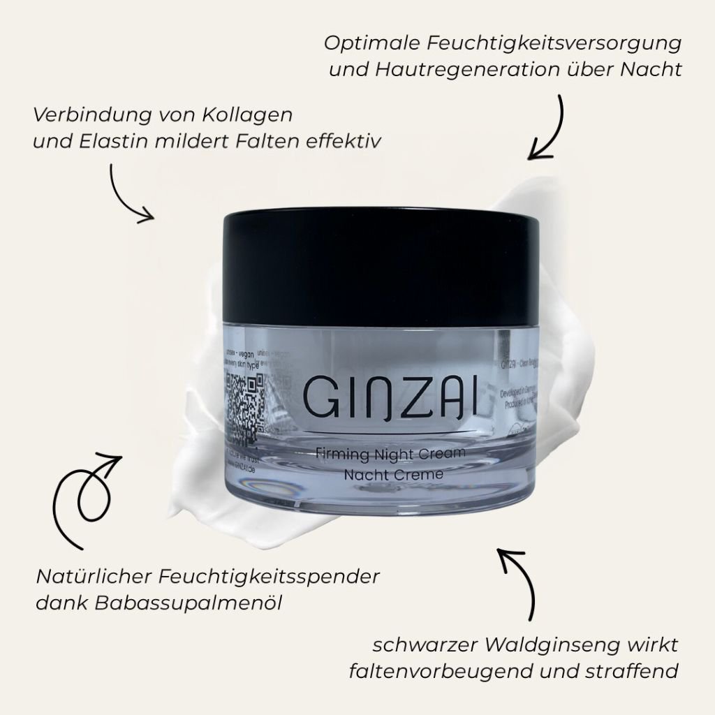 Crème de nuit raffermissante au ginseng