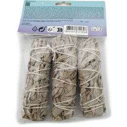 Juego de 3 palitos de salvia blanca - Hecho en California
