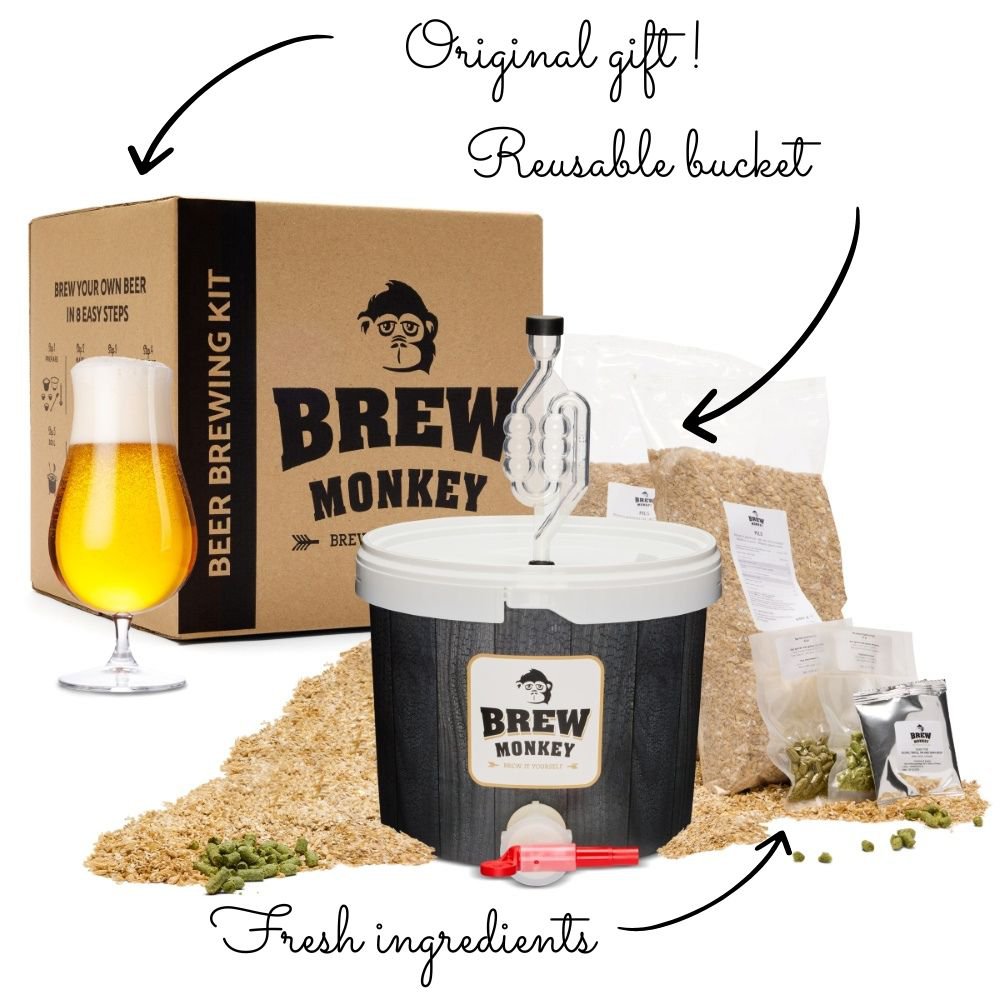 Kit de elaboración de cerveza Brew Monkey - Tripel básico
