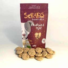 Organiske cookie -rester til hunde - svesker og honning