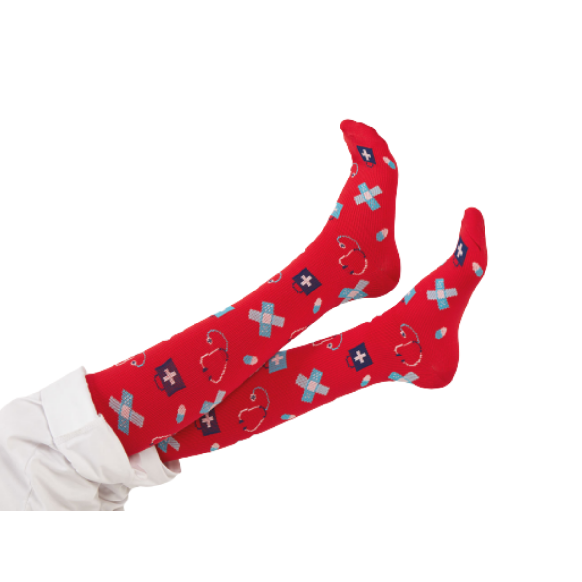Compressiesokken Zorg Rood