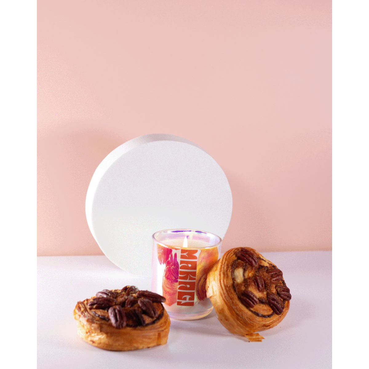 Fragrance candle Parisian Spice - warm pastry fragrance with maple, pecannies & spices