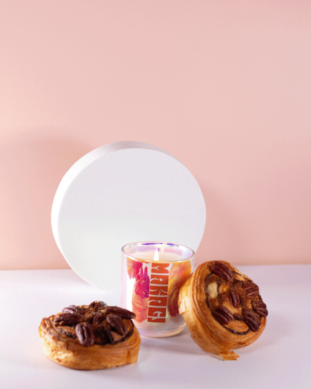 Fragrance candle Parisian Spice - warm pastry fragrance with maple, pecannies & spices